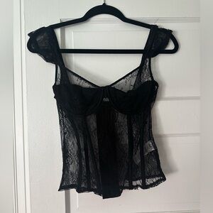 NWT Adika corset lace top